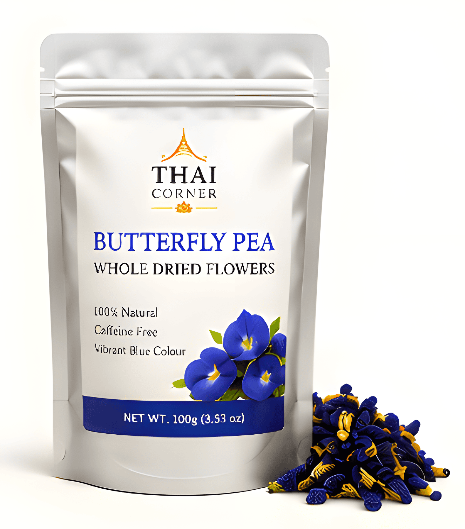 Butterfly Pea Whole Dried Flowers — Thai Corner
