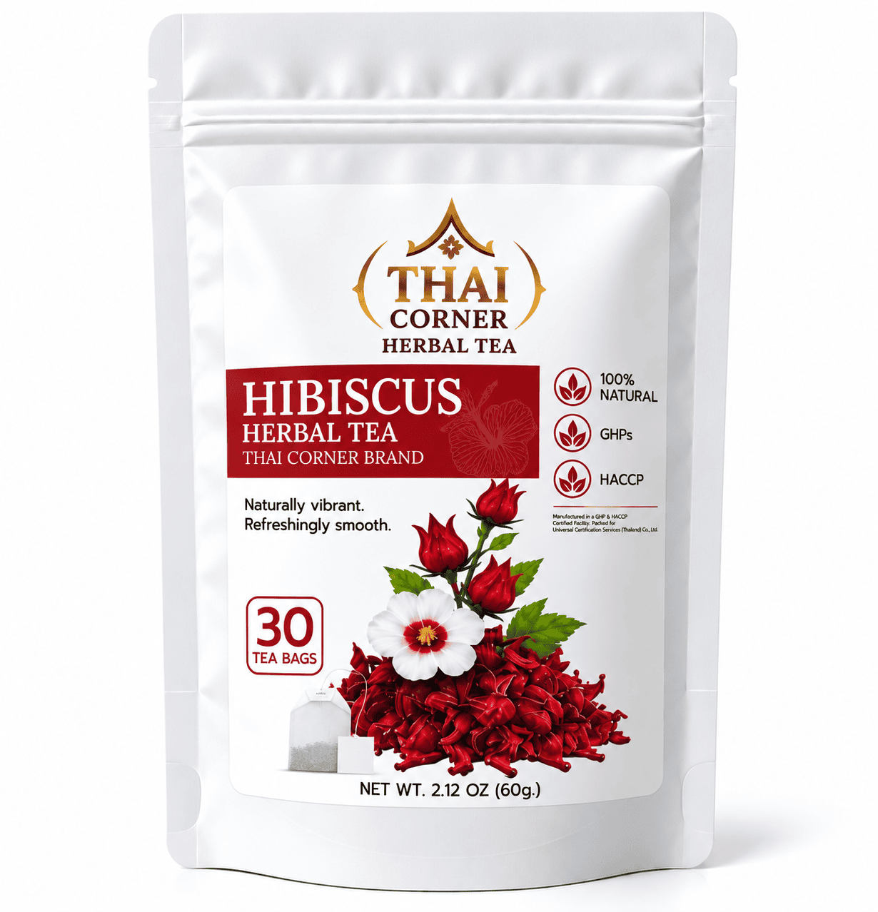 Rosella Hibiscus Herbal Tea — Thai Corner